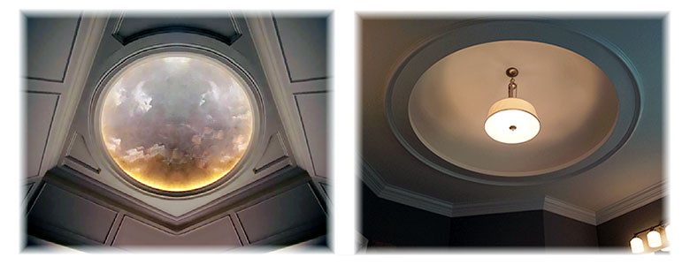 Fiberglass Ceiling Dome Light Coves